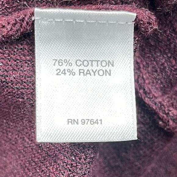 J. Jill Sweater Womens XL Red Ribbed Tunic Length Tie Front PureJill Lightweight - Picture 8 of 9